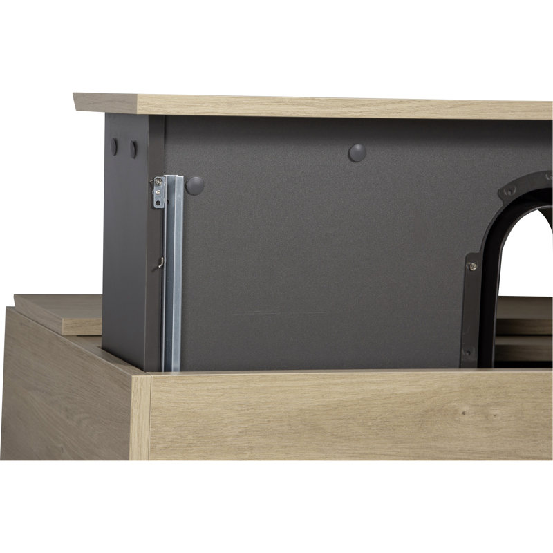 Space-Saving Wall-Mounted Bathroom Vanity With High-Quality Sink And Ample Storage, Oak
