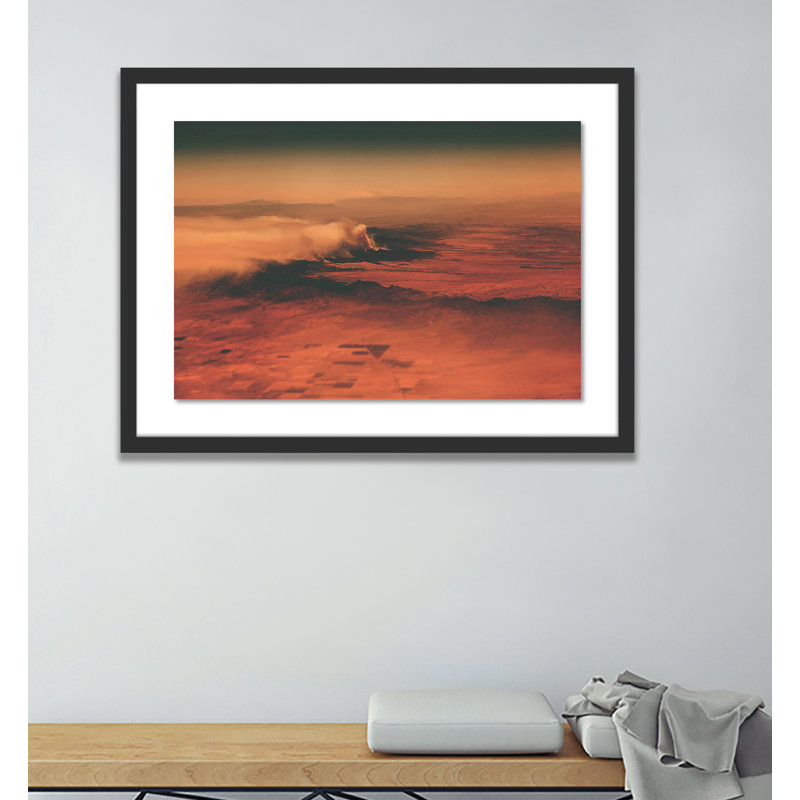 Storm, Arizona Print by Riley Ryan-Wood, Black, 29" H x 40" W x 2.5" D