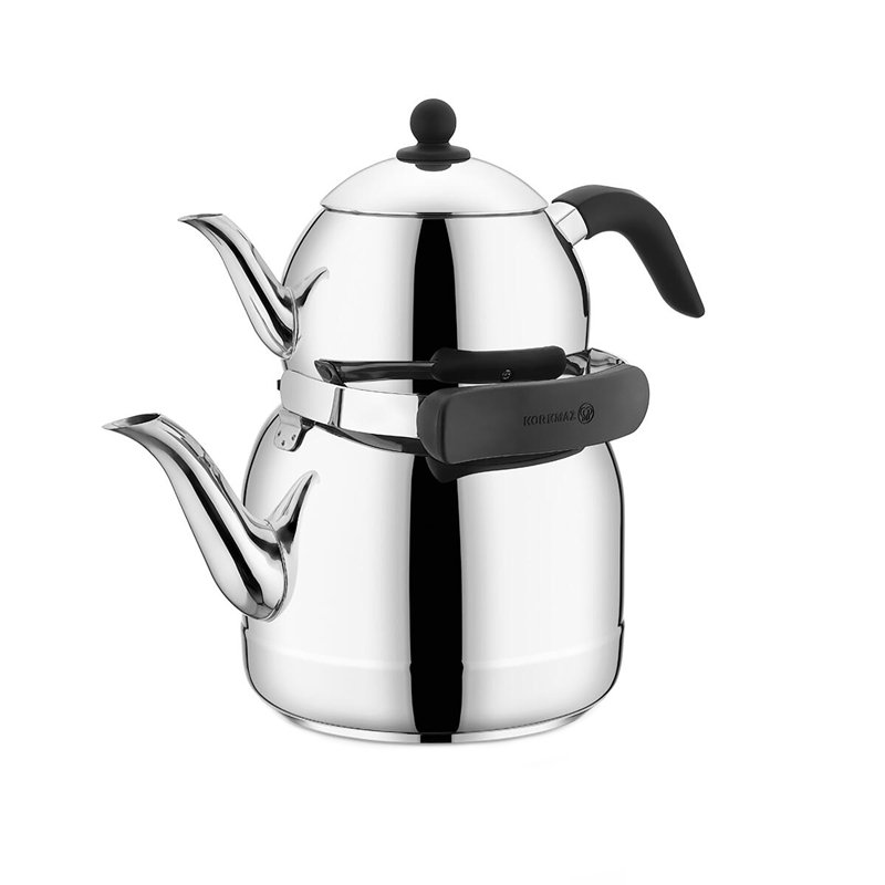 Korkmaz 118oz. Stainless Steel Teapot