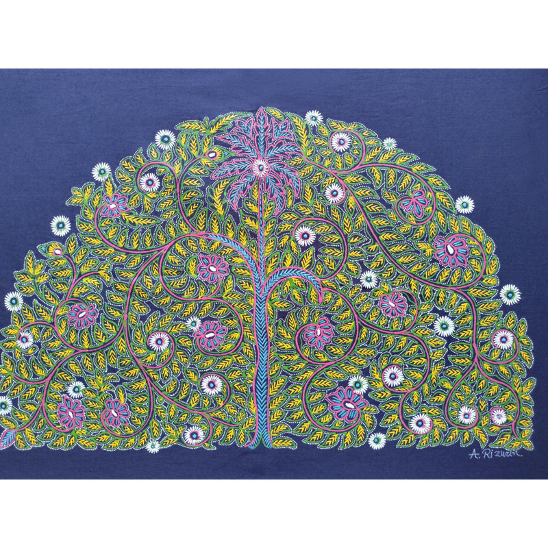 Nombreuses branches d'arbre | Couleur minérale naturelle sur toile | Par Rizwan Khatri