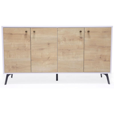 Emma 4 Door Sideboard White
