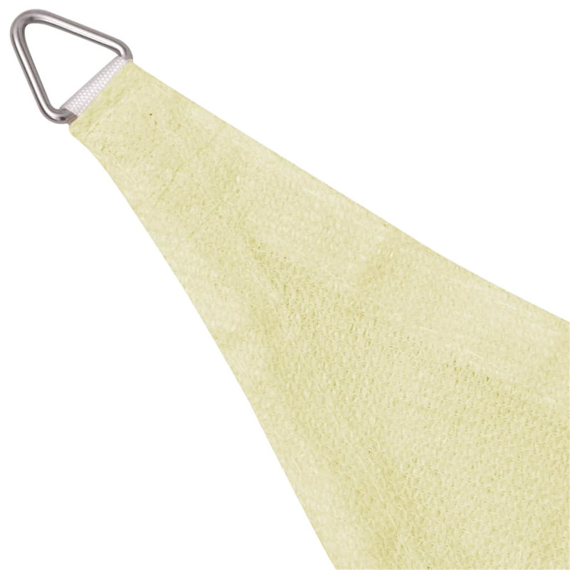 Madill Triangular Shade Sail, 500cm W x 500cm D, Cream