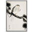 Œuvre japonaise sur une branche de pin, images d'oiseaux rétro, impression sur toile encadrée-123502102-123502094