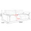 106.3"Brown Cat Scratch Resistant Modular Sofa Couch-130030751