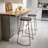 Menadevi Counter Stool with Metal Frame-1022742235