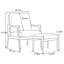 Chaise confortable en similicuir-107245428