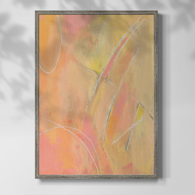 «Peach Bliss III», reproduction encadrée - bois massif