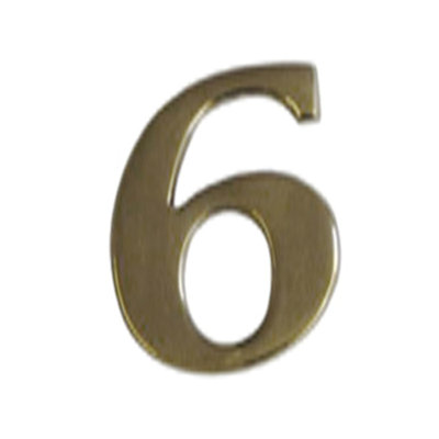 Kelesia 6cm H Reflective Metal House Number