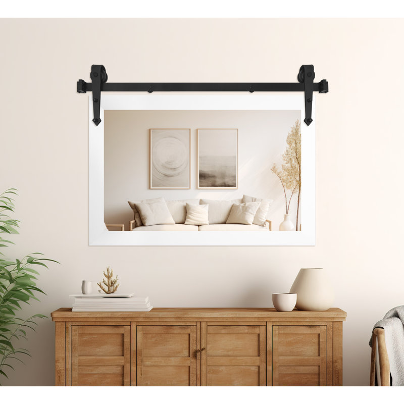 Miroir Masaichi, 22 po x 33 po, Blanc