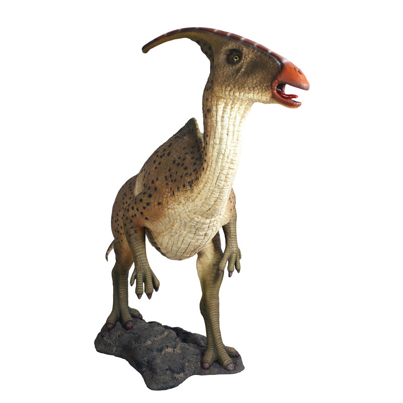 Jurassic-Sized Parasaurolopus Dinosaur Statue