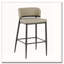 Tabouret de bar en cuir et structure en métal-1105670231
