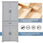 Élégante armoire de rangement pour salle de bain, armoire de rangement avec portes, tiroir et tablette réglable-267744713