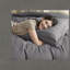 Ensembles de literie grand lit moderne, polyester durable avec motif rayé pour le confort de la maison