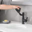 Robinet de lavabo de salle de bain avec fonction de jet et affichage de la température pour interrupteur antidérapant et rotatif à 360 °-119207117