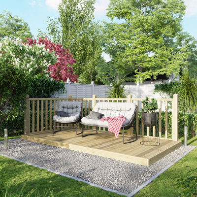 182 L x 365 W Interlocking Deck