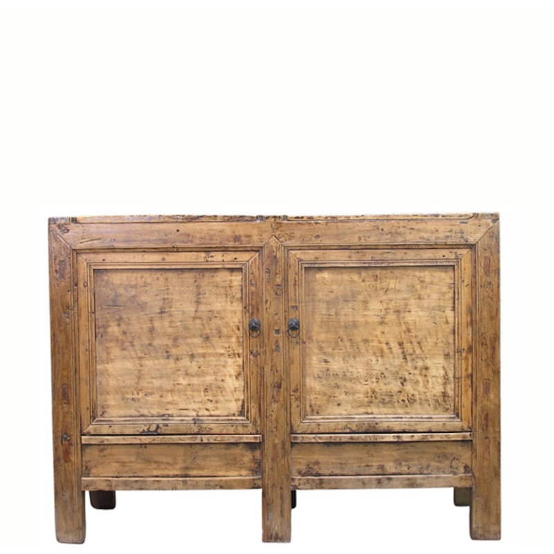 Aged Poplar Double Cabinet