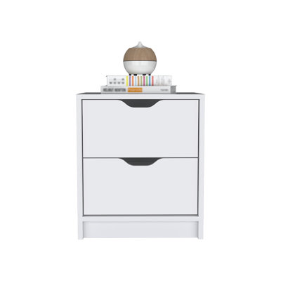 Reisy Nightstand Gandu, Two Drawers