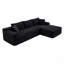 Canapé modulaire modulaire, canapé modulaire Cloud avec assise profonde, canapé modulaire moderne en L avec méridienne, fauteuils rembourrés-847929246