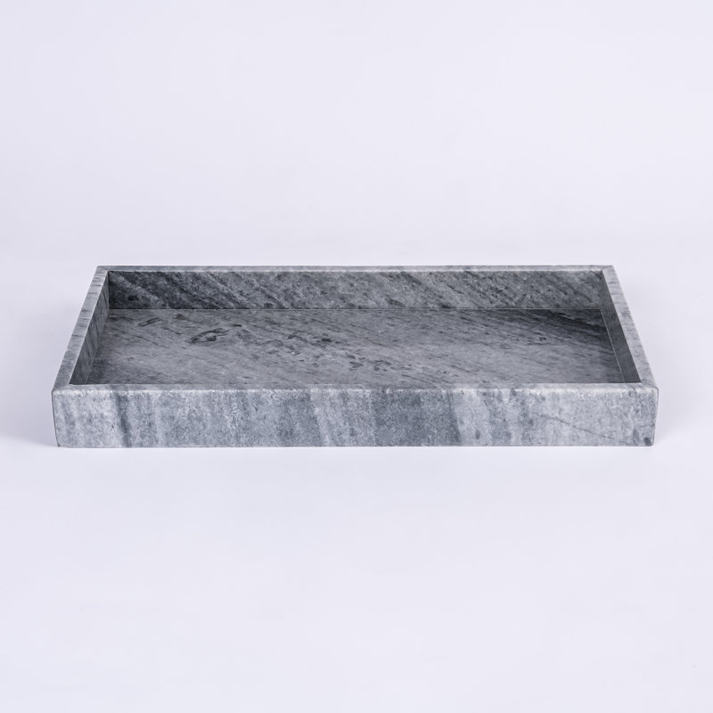 Plateau de table basse Kosmo, Gris, H 2 po x l 17 po x P 9 po