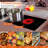 1900W Two Burner Electric Ceramic Induction Cooktop with 9 Power Levels, 1–99 Min Timer & Overheat Protection