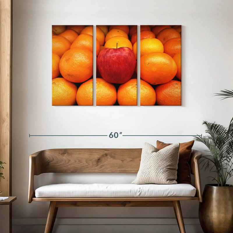 Yarlin Apple Among Oranges, 28" H x 45" W