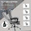 Fauteuil de bureau inclinable à haut dossier Vinsetto Massage