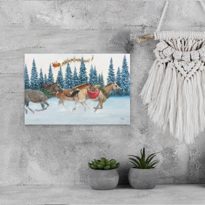 Christmas Mission 1 Piece Wrapped Canvas Wall Art