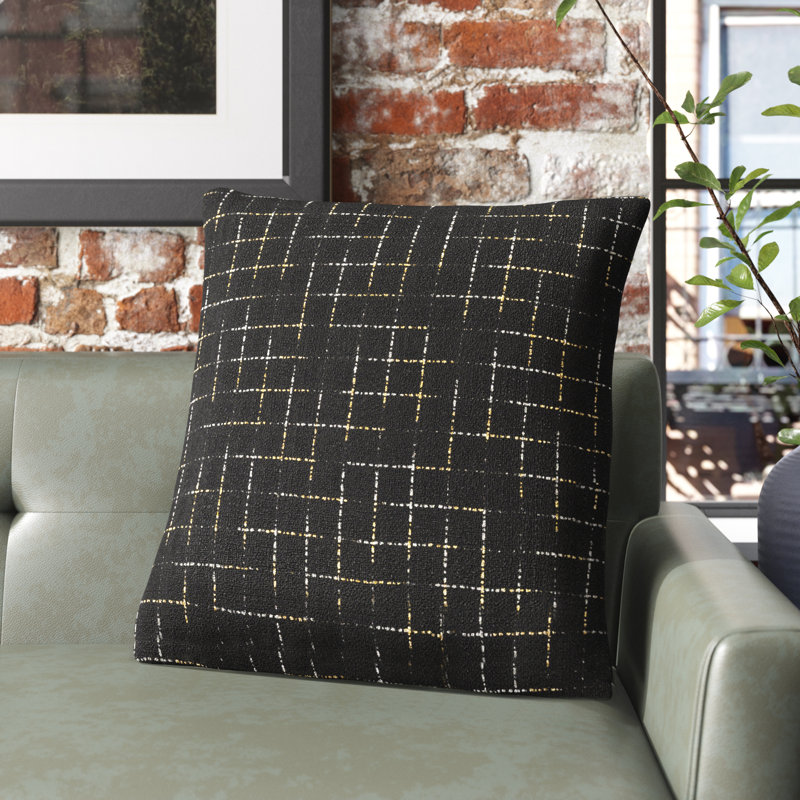 Daak Throw Pillow Cover, 22" H x 22" W