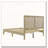 Bed With Rattan Headboard