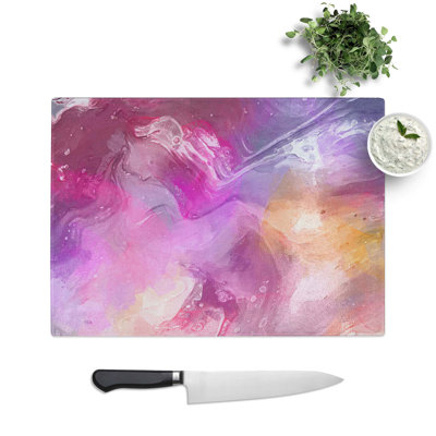 Glass I Want What I Want in Abstract Chopping Board