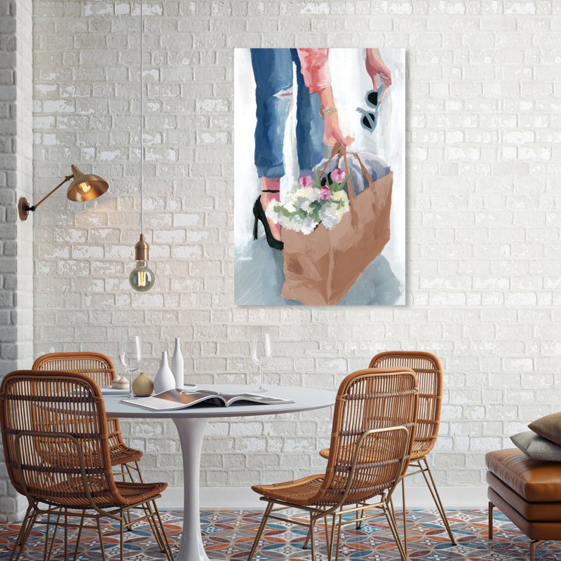 Spring Casual Fridays - peinture sur toile, H 36 po x l 24 po, Toile tendue