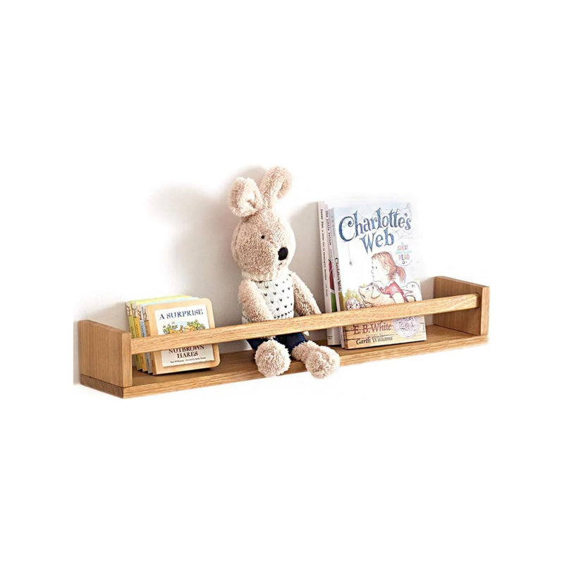 Wood Wall Organizer with Wall Baskets