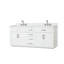 Meuble-lavabo avec lavabo double et dosseret Ronald-792243802