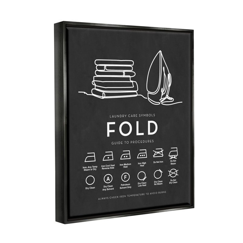 "Laundry Laundry", Cadre flottant noir de jais, H 31 po x l 25 po x P 1,7 po