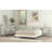 Upholstered Platform Bed With Saddle Curved Headboard And Diamond Tufted Details-193094035