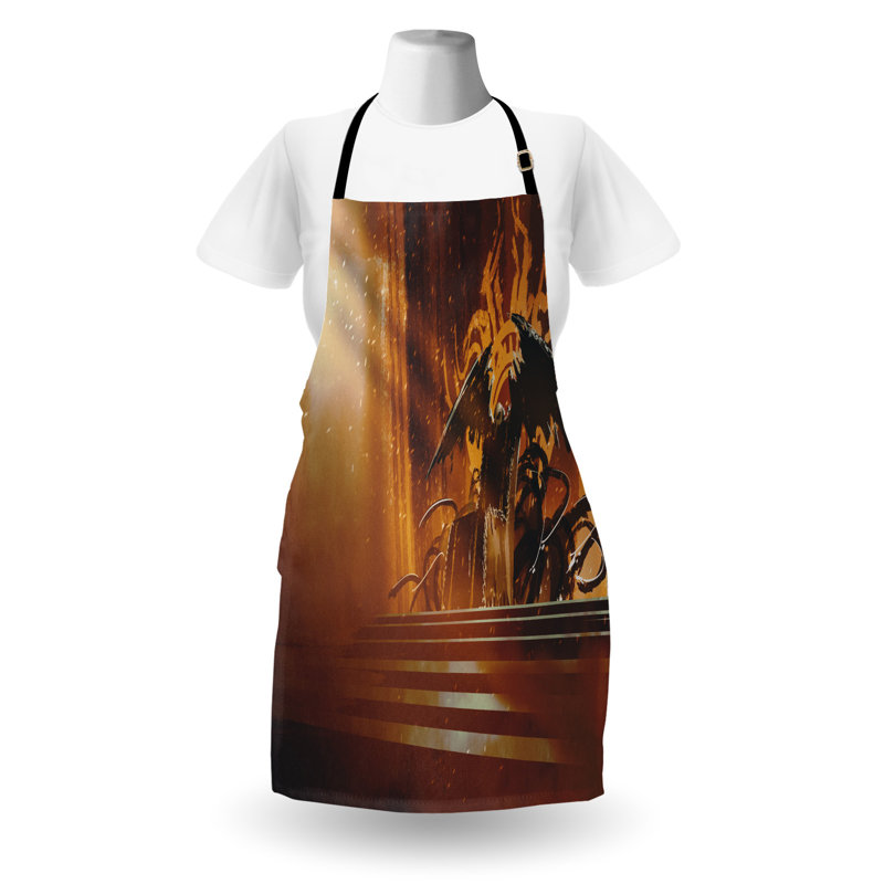 No Pattern Bib Apron