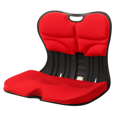 Inbox Zero Comfortable Posture Correcting Chair -Releases Stress from Hips - Patented Technology for Pelvic Correction (Red, Medium) Inbox Zero Size
