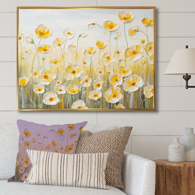 " Buttercups Floral Array Field "