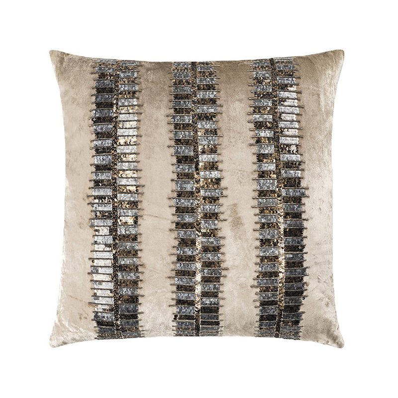 Mira Square Velvet Pillow Cover & Insert