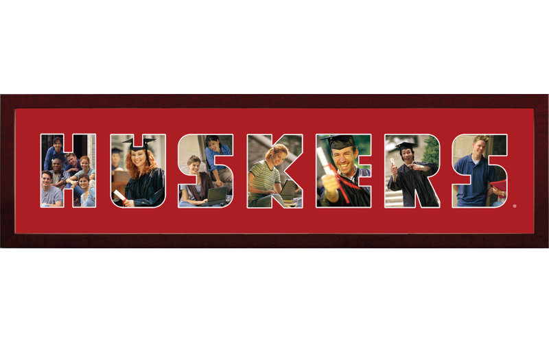 Cadre photo à collage ncaa nebraska cornhuskers