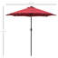 270cm Lighted Tilt Market Parasol-20590093