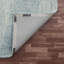 Tapis bleu / ivoire en laine touffeté à la main Kempner-840014906