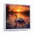 White Floater Framed