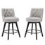 Arleine Swivel 26.7'' Upholstered Counter Stool-1085381688