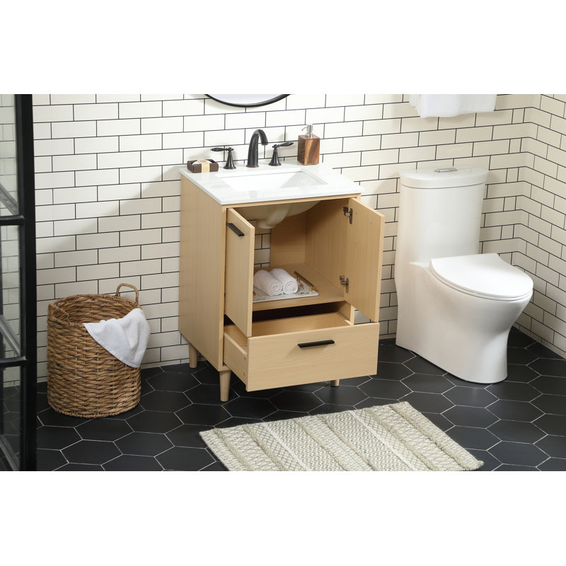Ensemble de meuble-lavabo simple 24 po Baldwin, Érable