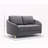 Yuina Gray Linen Loveseat