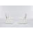 Linen Upholstered Armless Dining Chair with Casters and Storage space-set of 2-119831328