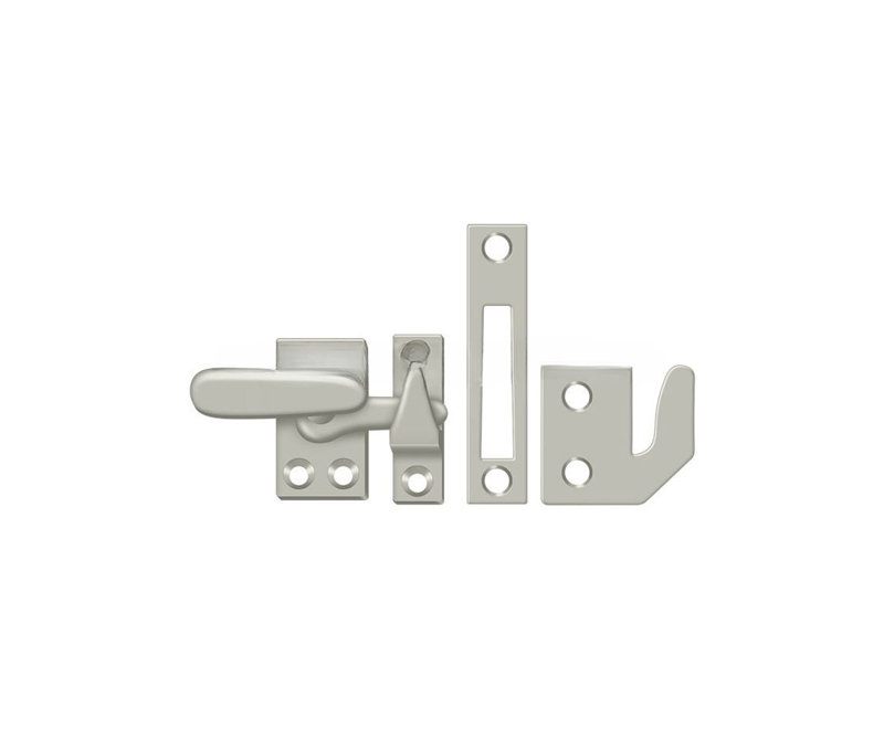Hardware, Brushed Nickel, 1.3" H x 1.5 W x 0.5" D