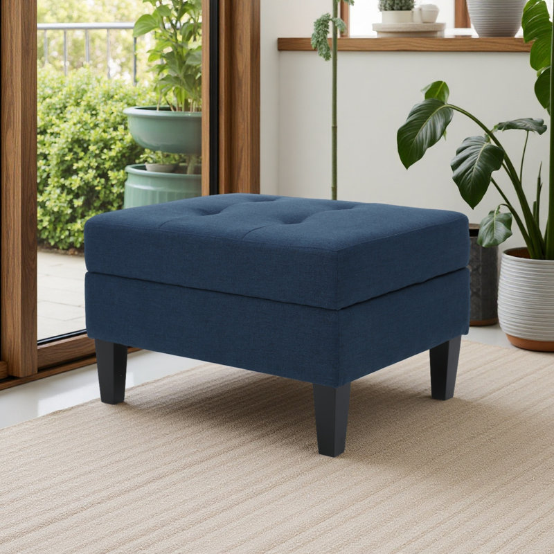 OTTOMAN DE RANGEMENT, Marine