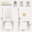 Chaise d'appoint en acier inoxydable Carterville-1033144137-1033144143